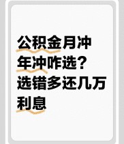 月冲vs年冲：选对省5万利息？2024最新数据+判断方法全解析