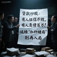 贷款炒股下场惨！有赚有赔风险高，违规后果要知道