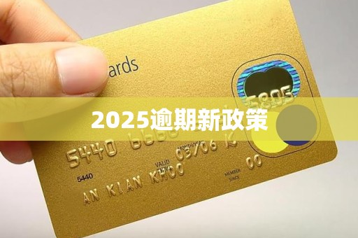 2025逾期新政策