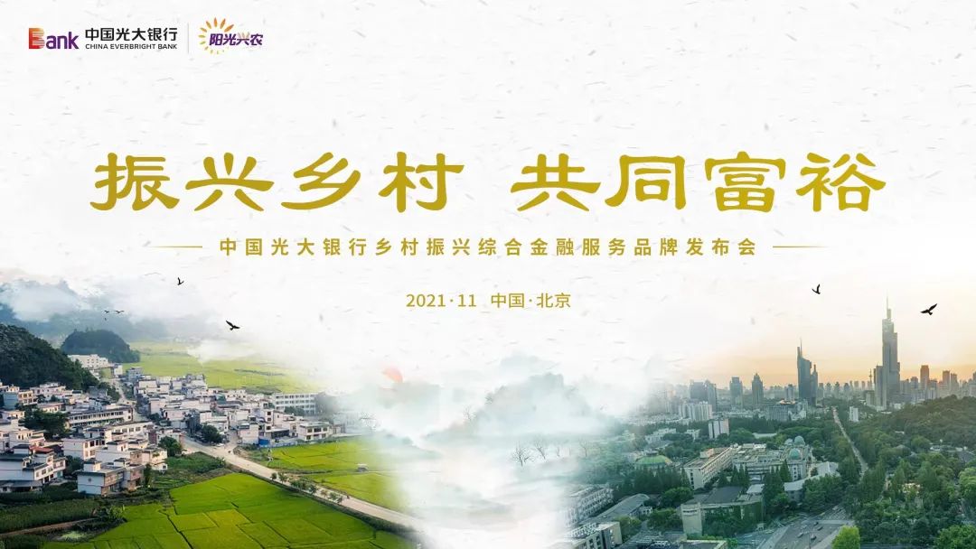 乡村振兴综合金融服务品牌_综合金融服务方案_光大银行乡村振兴金融服务方案