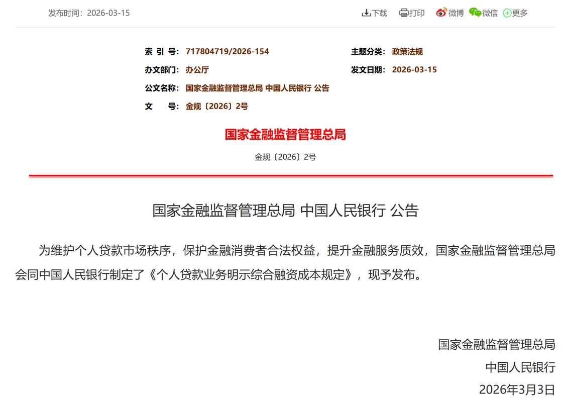 个人贷款综合融资成本_贷款明示综合融资成本规定_中国人民银行罚息规定
