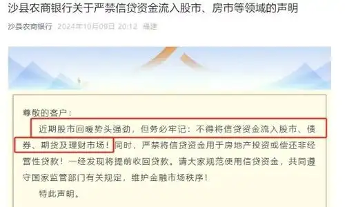 贷款炒股的风险_中小银行警示信贷资金违规进入股市声明_加杠杆炒股风险防范措施