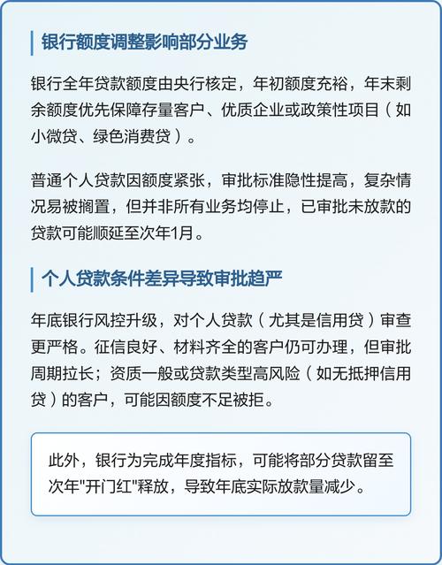 银行年终决算贷款暂停_银行放贷加速最快5天 个别银行停贷_12月贷款难