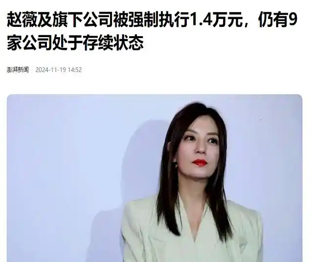 赵薇炒股赔钱_赵薇 封杀 离婚 股权冻结
