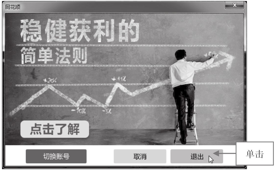 启动同花顺炒股软件方法_同花顺炒股教程_退出同花顺炒股软件步骤