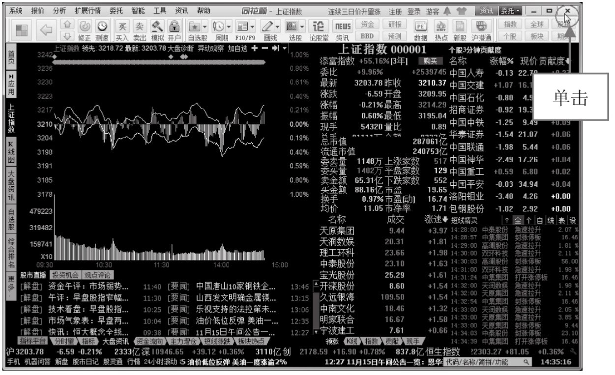 同花顺炒股教程_启动同花顺炒股软件方法_退出同花顺炒股软件步骤